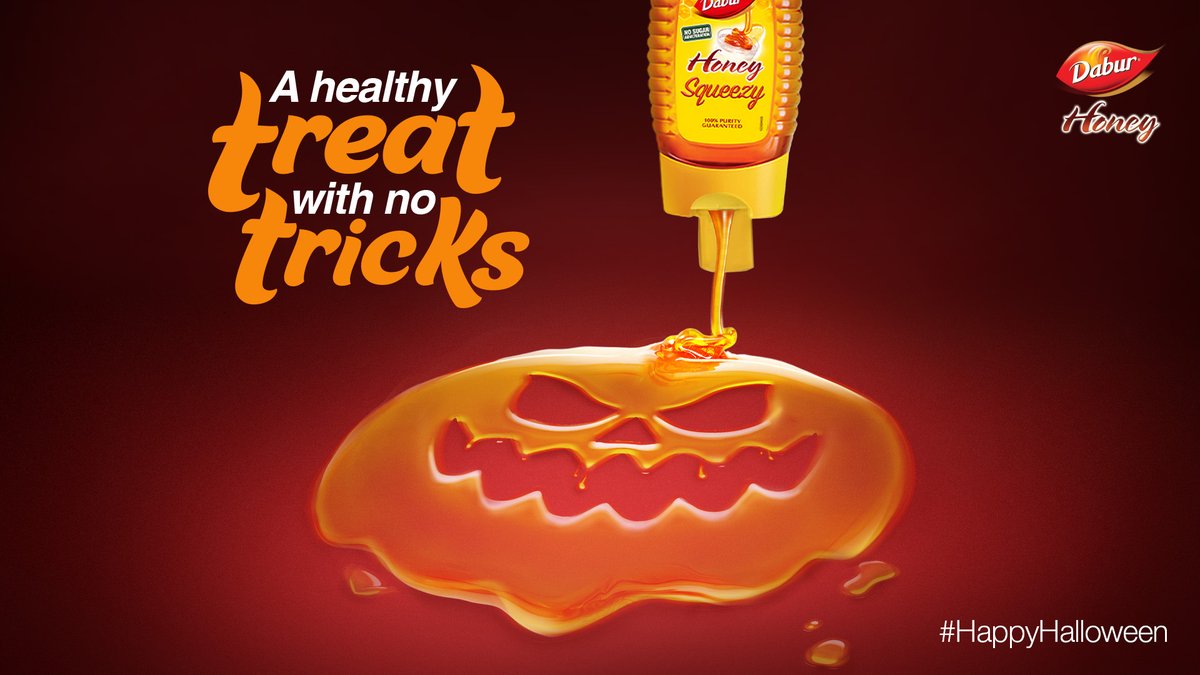 If you were tricked by sugar, we are the treat you need ;)

#Halloween #HappyHalloween #DaburHoney
#AsliHoney #Honey #NoSugar