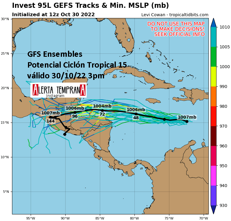 AlertaGt502's tweet photo. #VigilanciaCiclónica
Domingo 30 de octubre
14hrs
El Centro Nacional de Huracanes va a iniciar Boletines sobre el #PotencialCiclónTropical15
Como #PCT15 se vigila al Disturbio #AL95 #95L que aún no alcanza categoría de Depresión Tropical
#ClimaGt #TráficoGt
#TránsitoGt #Lisa https://t.co/vsvfLcaODB