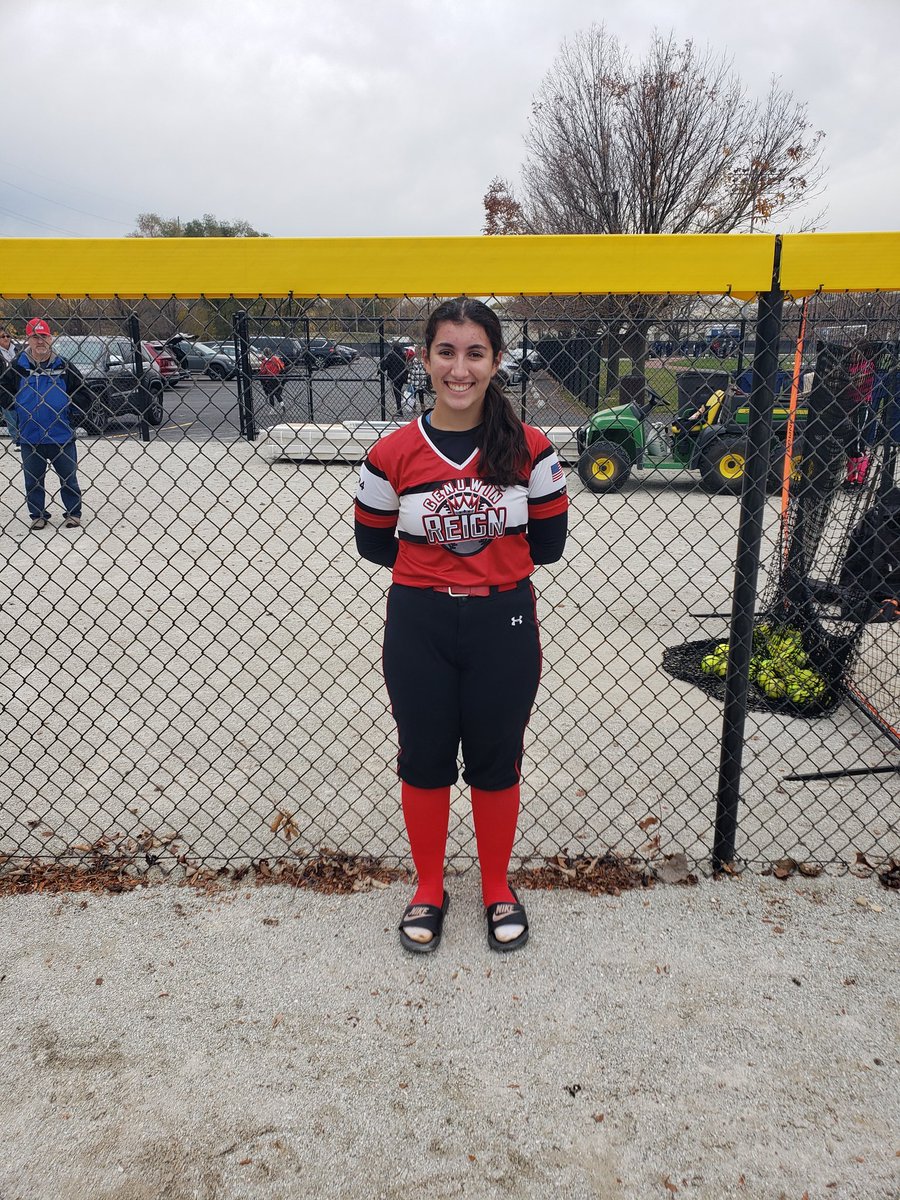 We love pitchers who hit!! A great day on the bump, a homerun, and more knocks. Alex helped secure both wins today. #makeitreign