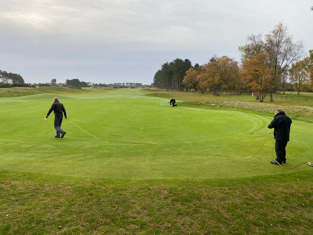 A weekend <a href="/carnoustiegolf/">Carnoustie Golf Links</a> to begin setting out of the <a href="/RainBirdGolf/">RainBirdGolf</a> irrigation on the Championship Course. Fabulous company <a href="/kastott/">Kevin Stott</a> @sutherlandsr <a href="/JimPriceMJA/">Jim Price</a> <a href="/lee_stanworth/">Lee</a> . Thanks for your council &amp; guidance. <a href="/rainbirdgolfuk/">Rain Bird Golf - UK & Ireland</a> <a href="/MJAbbottLtd/">MJ Abbott Ltd</a> #teamwork
