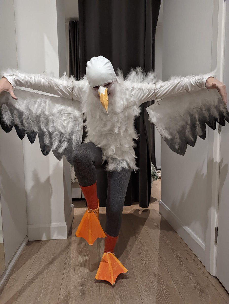 DIY Bald Eagle Costume  Eagle costume, Ostrich costumes, Animal costumes