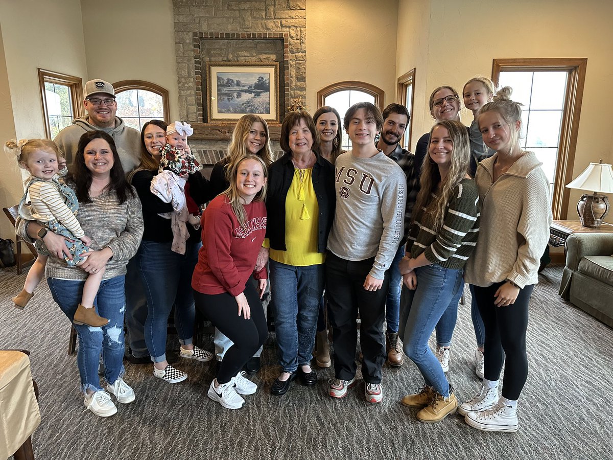 We held a surprise bday party for mom today. I don’t think I’m supposed to say which one it was, but it starts with an 8 and ends with a 0. What a great legacy of family and love. Grateful for family.