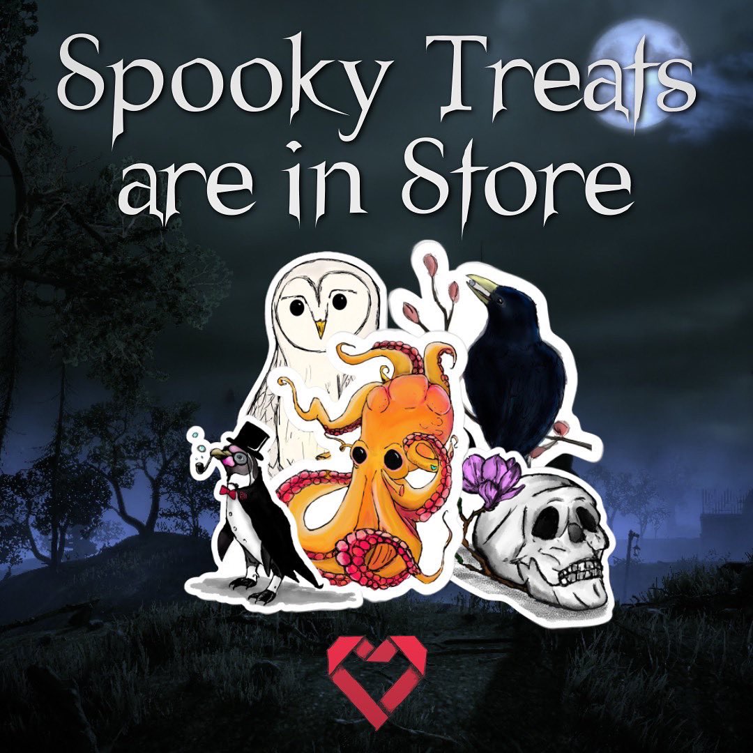GiveAndEngage's tweet photo. Pick your favs.  Kick ass stickers sent to your door for less than that fancy Pumpkin Spice Latte.  #kickass #stickers #stickershop #wolf #penguin #octopus #crow #spookyseason #fall #psl https://t.co/mrmsbicqtm