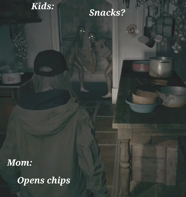 TinyTreesTV's tweet photo. Video game: ABSOLUTELY TERRIFYING

My community: yes this is the perfect time to meme this https://t.co/Qu0C9WvqTD