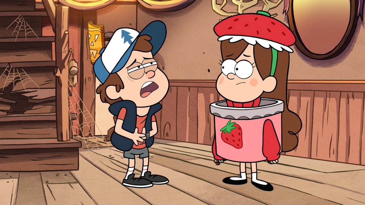 In an attempt to ensure he can get some candy without Mabel eating it,  Dipper ate all of it instead. Unfortunately for Dipper, his sugar intake  abilities are not as strong as, image size:1200x675