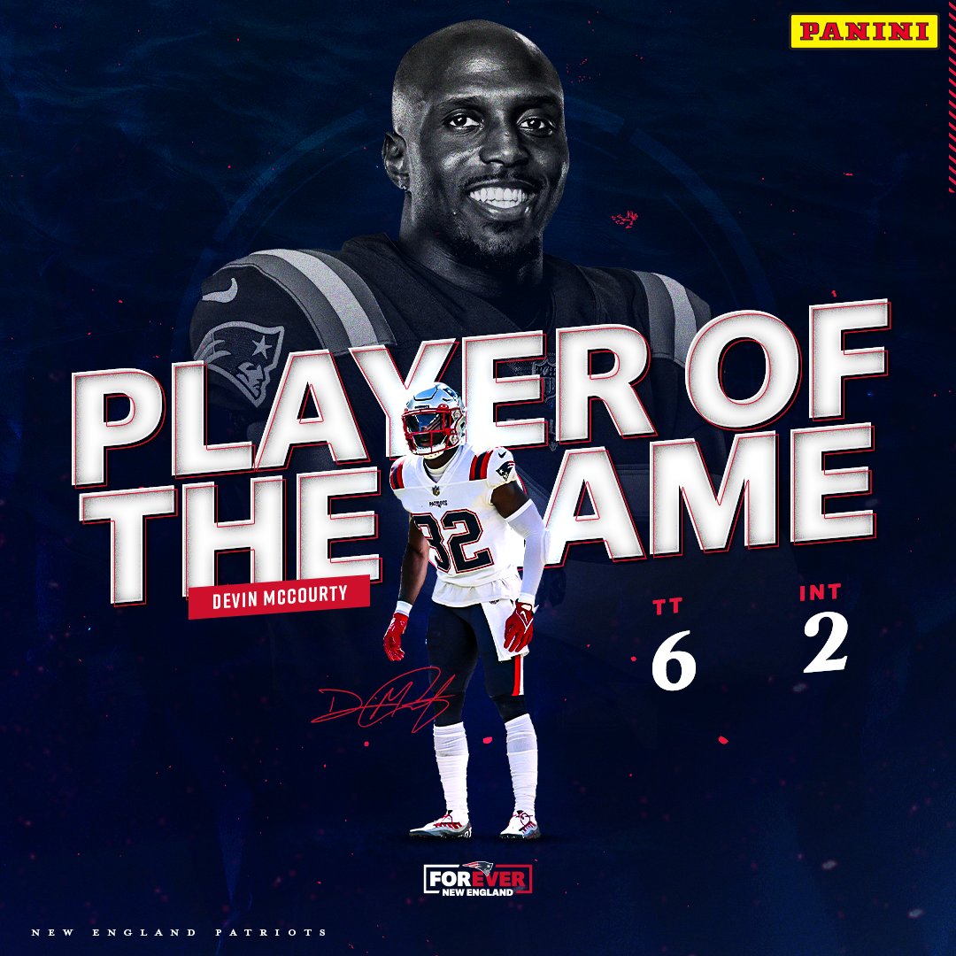 Patriots's tweet photo. Dmac's day.

@McCourtyTwins | #ForeverNE https://t.co/ijalvhBgPB