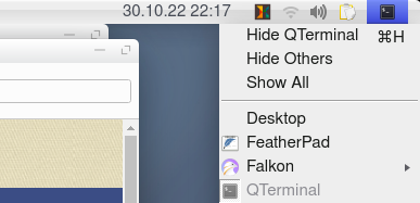 probonopd's tweet image. #helloSystem is learning some old tricks. And some new ones.