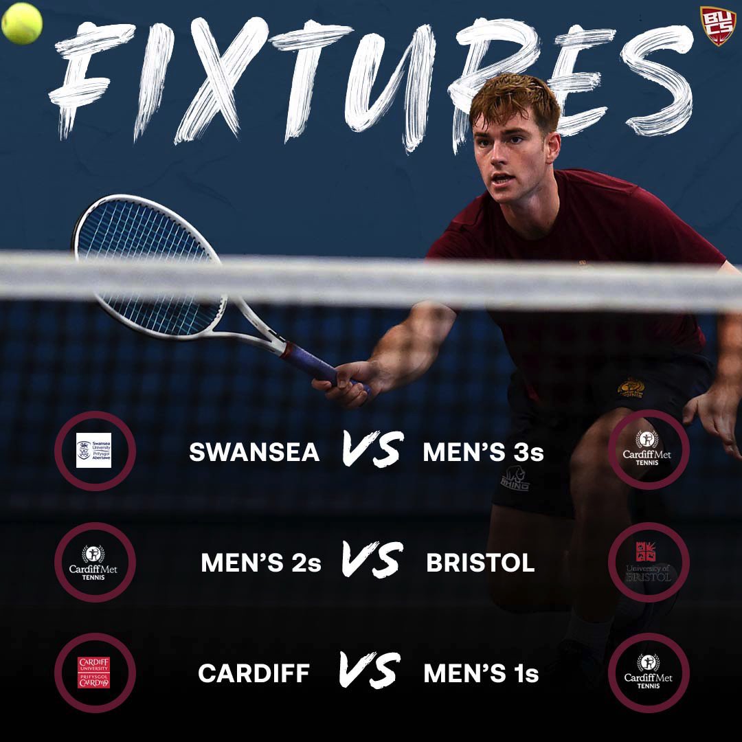 CMetTennis's tweet photo. Your Menโs teams representing The Archers this week.
#cmettennis | @CMetSUSport | #GameSetMet https://t.co/Wm9rNF8BPH