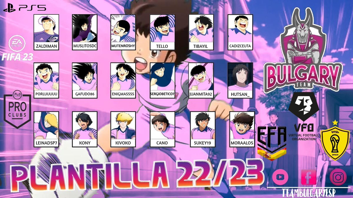 Nuestra Primera Temporada en Clubespro  PS5🎮⚽️

🟣⚪️  PLANTILLA 22/23  ⚪️🟣 

#VFO    #EFA    #VFLS    #CLUBESPRO   #FIFA23