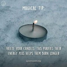 inamorata_xx's tweet photo. #WitchTip #MagicalTip
Freeze your candles. This purifies their energy plus helps them burn longer! 🕯
#WitchyWednesday https://t.co/eqiMSkVeel