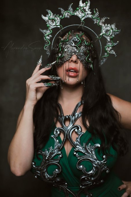 My Halloween video "Medusa's Enchantment" is now live on my clip stores!   Come, Hero. Can you slay the