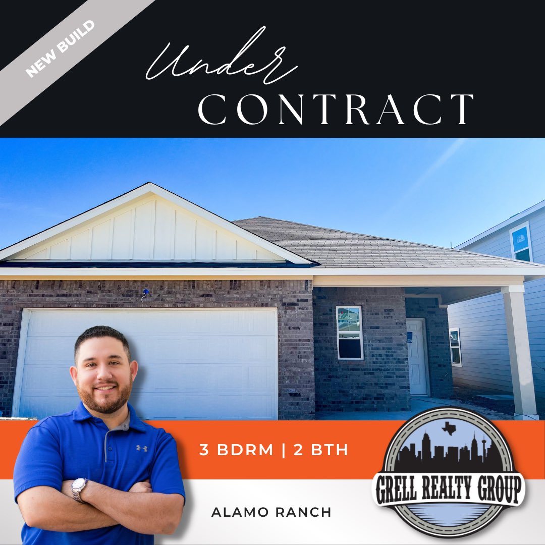 rowdyrealtor210's tweet photo. Congrats to my clients who just found their perfect home in Alamo Ranch! Can’t wait to see this one all ready to go in December!
@GrellRealtyGrp #GrellRealtyGroup #UTSA #MovetoTexas https://t.co/MMS5zfWxK9