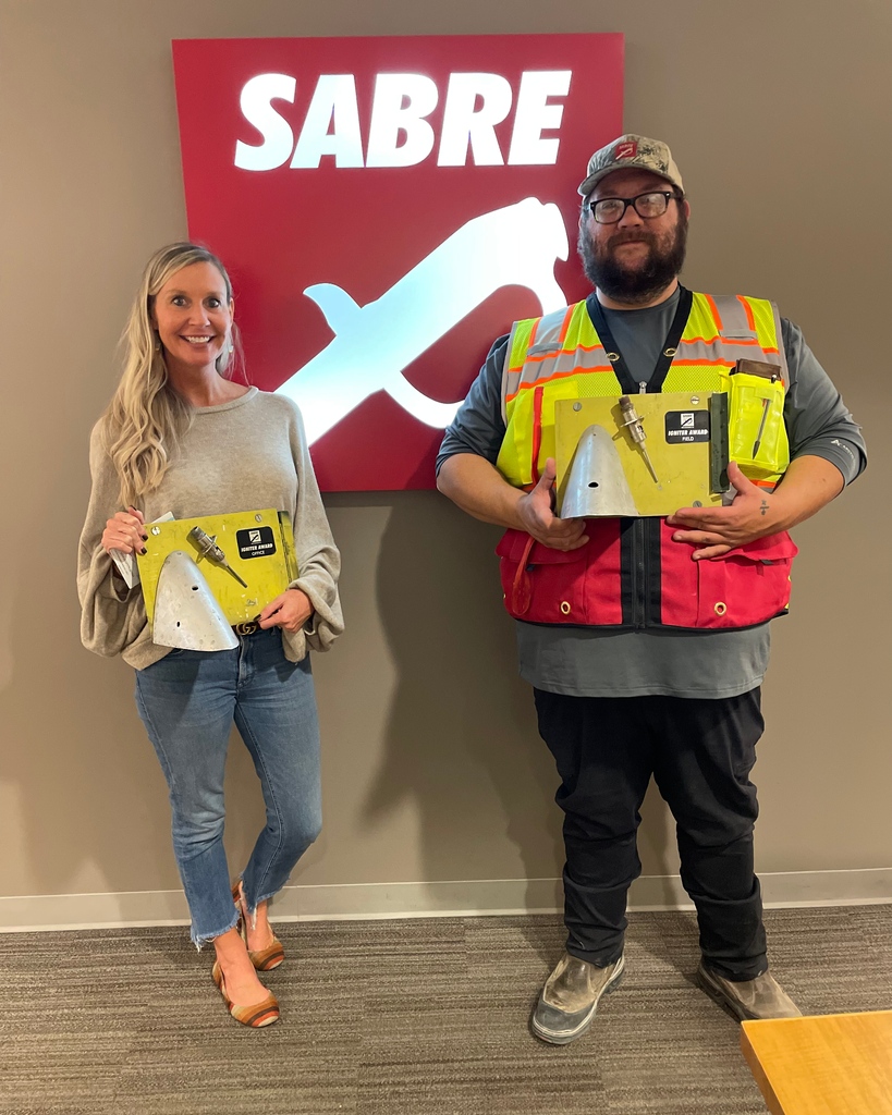 sabrecommercial's tweet photo. Huge 🎉#CONGRATS🎉 to #Q3’s newest #igniteraward WINNERS, Wendy for the office and Aaron in the field! These 2 are some of the most #hardworking individuals that make up #TeamSabre and inspire others daily to be their best!
🛠️🦺
#SabreBuilt #AustinConstruction #AustinGC https://t.co/LXsHMzTyi1