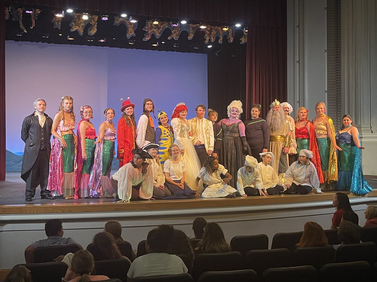 Congrats <a href="/DramaJCHS/">JCHS Drama Dept.🔴⚫🎭</a> for a wonderful run of The Little Mermaid!!!