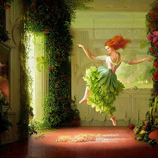 OakOrobic's tweet photo. When I was green, in my salad days of yore, I often danced the dance of #saladwave people #aiart #aiia https://t.co/SHS9POdZoF