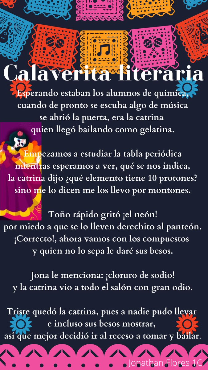JonathanWorser's tweet photo. Calaverita literaria. https://t.co/YXzqHrUFZN