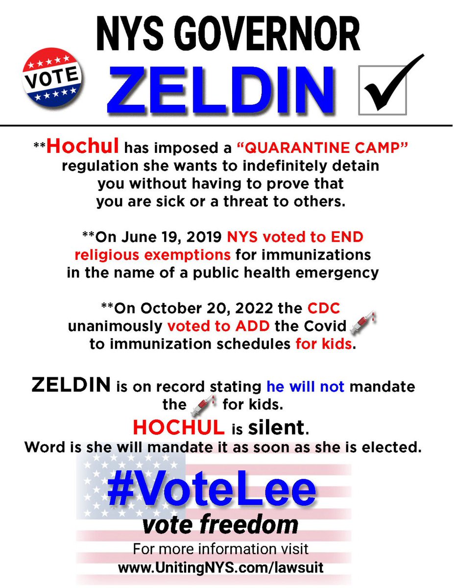NYCParent212's tweet photo. @jengoodman75 @KathyHochul #voteZeldin #FireKathy #GovernorGulag @nyfreedomrally @UnitingNYS @leemzeldin @teacher_choice https://t.co/5mMNRsdlpx