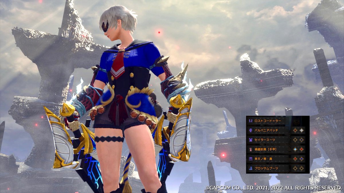 モンハンサンブレイク重ね着 ロストコード双剣ver. お気に入りの