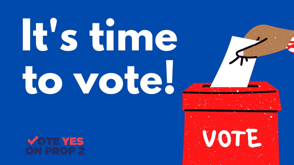 It’s Election Day! If you haven’t already voted, it’s time to head to the polls and vote YES on #MIProp2.