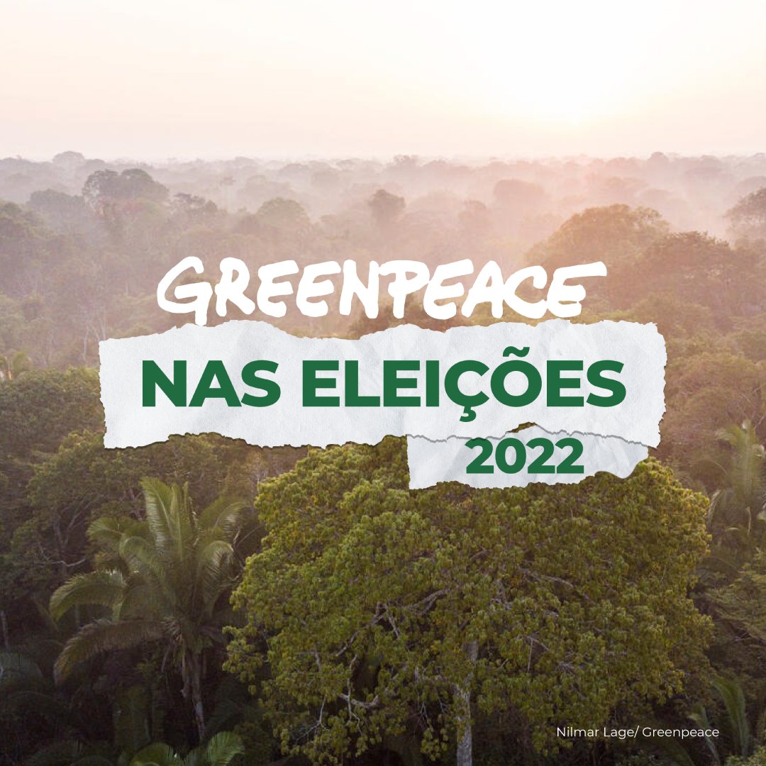 GreenpeaceBR's tweet image. Luiz Inácio Lula da Silva foi eleito o novo presidente da República e o Greenpeace Brasil vem a público saudar o resultado das urnas. Reforçamos a importância do processo democrático e o respeito absoluto à escolha da maioria da população brasileira. #Eleições2022