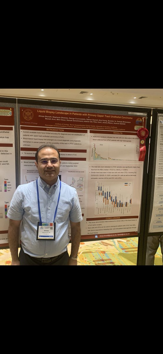 Honored to win the best poster presentation at @auawest Thankful to @Hoomandjaladat, @pkuhn1 and our amazing colleagues at @uscmichelsoncsi who helped with this project. @USC_Urology @AmerUrological