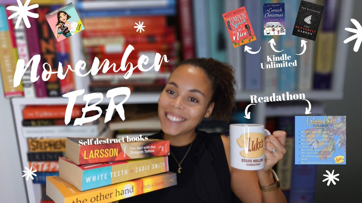 Lorena ☀️ (@sunshine_lorena) on Twitter photo My November TBR is up! I wasn't planning on taking part in any readathons but then I found out that <a href="/gilmoreathon/">Gilmore Girls Readathon</a> is back si had to take part!
⤵️
youtu.be/_J0LyGmoM7M My November TBR is up! I wasn't planning on taking part in any readathons but then I found out that <a href="/gilmoreathon/">Gilmore Girls Readathon</a> is back si had to take part!
⤵️
youtu.be/_J0LyGmoM7M