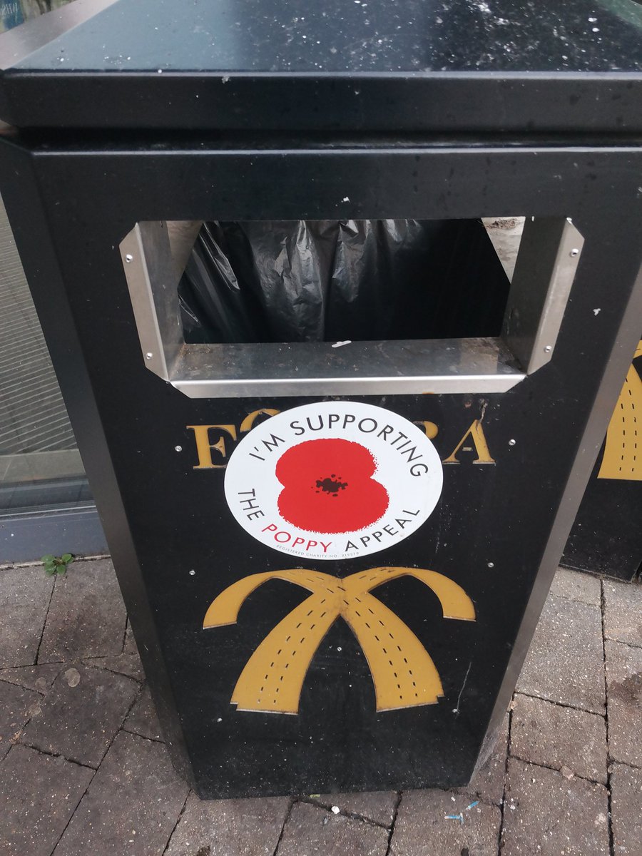 WHERE'S YOUR POPPY?!

On a bin at a motorway service station
#beaconsfield
#m40
#extraMSA
<a href="/giantpoppywatch/">Poppy® Watch</a>