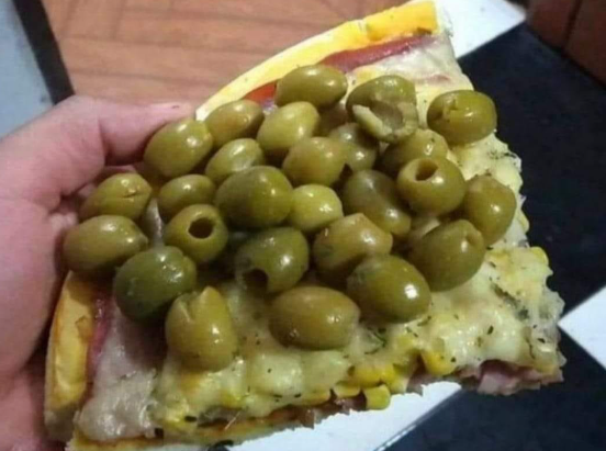 Nadie me va a andar diciendo
cuántas aceitunas puedo
ponerle a mi pizza