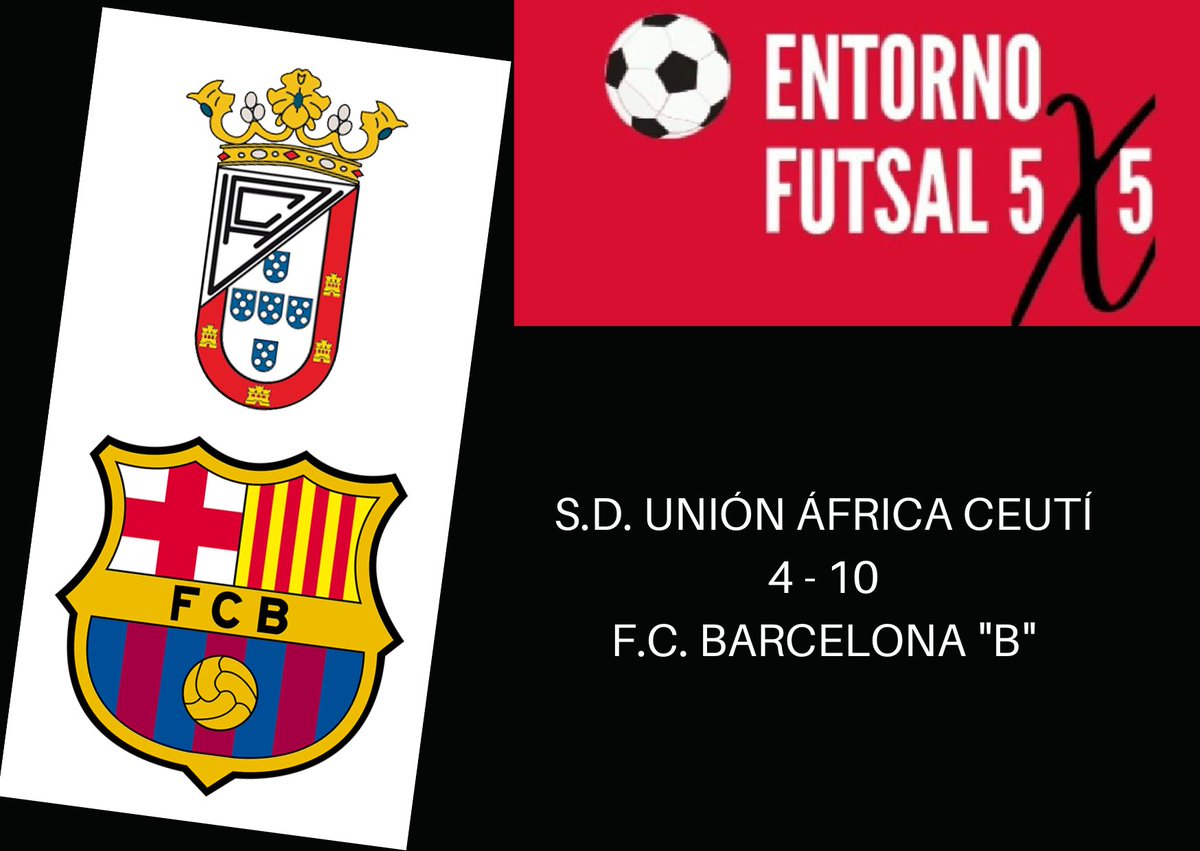 entorno5x5's tweet photo. 💥🏆 2ª División 🇪🇦💥
🤍🖤 @ua_ceuti 4️⃣
🆚
💙❤️ @FCBfutbolsala B 🔟
➡️🤍🖤
⚽ @joaki9mallorca 🇪🇦
⚽ @Manuorellana4 🇪🇦
⚽ @huguito_6 🇪🇦
⚽ @22EvertonFutsal 🇧🇷
➡️💙❤️
⚽⚽⚽ #AOrtas 🇪🇦
⚽⚽ @harri_99 🇨🇴
⚽ @mcampas20 🇪🇦
⚽ #NicoM 🇪🇦
⚽ #RubenS 🇪🇦
⚽ #AVendrell 🇪🇦
⚽ #ATapias 🇪🇦 https://t.co/d4SepAX3QP