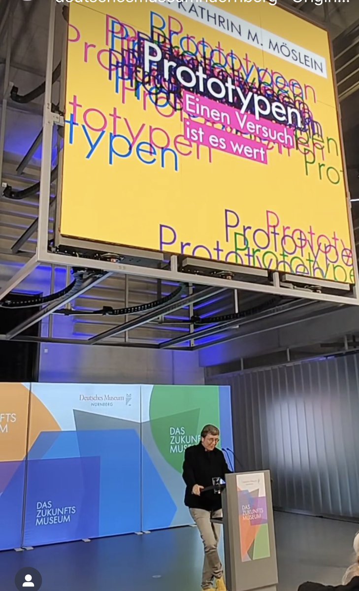 Zur Eröffnung der neuen #Ausstellung „Prototypen - einen Versuch ist es Wert“ im #zukunftsmuseum #deutschesmuseumnürnberg hielt die Vice-Präsidentin Outreach der <a href="/UniFAU/">FAU Erlangen-Nbg</a> ein inspirierendes Grußwort über die Kraft der #innovation. Vielen Dank :-)  <a href="/DeutschesMuseum/">Deutsches Museum</a> #nuernberg