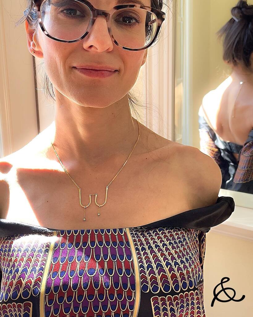 pliersandstring's tweet photo. they move freely… as should be! 😉✨ #pliersandstring #semifinejewelry #boobnecklace https://t.co/sFxEyRzY4C https://t.co/BILCq5MHsr