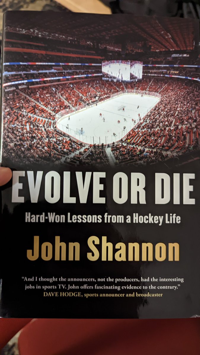Hey <a href="/JShannonhl/">John Shannon</a> looking forward to the read on our flight to Finland! #evolveordie