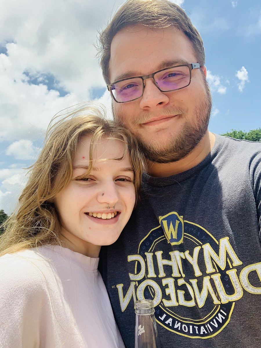 blakeabrandon's tweet photo. TWO YEARS! I have no idea how you’ve managed to put up with me this long, but I truly don’t know what I’d do without you @HailFire859 — you’re the best thing to ever happen to me, and I love you to the moon and back. 💜✨ https://t.co/AB841UH1VJ