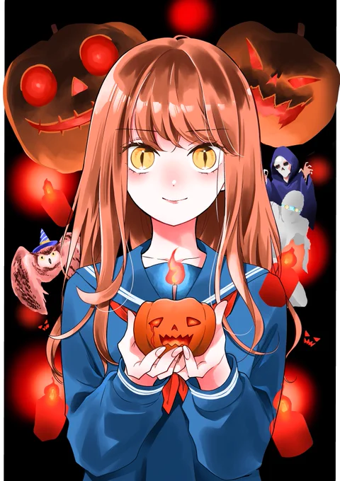 最近のハロウィーンイラストhappy Halloween 