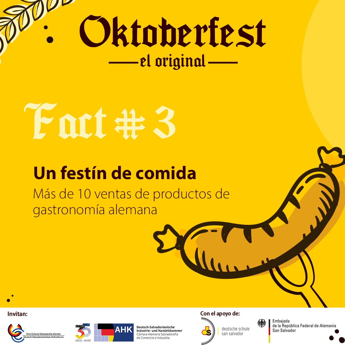 dhk_sv's tweet photo. #OktoberfestElOriginal
Encuentre además de las ricas y originales #salchichas alemanes, #Schweinebraten, #Schnitzel #HamburguesasBávara #EnsaladaDePapa #Bretzels #EspecialidadDeEmbutidos #Quesos #Postres #Lebkuchenherzen https://t.co/mFddqqHrBI