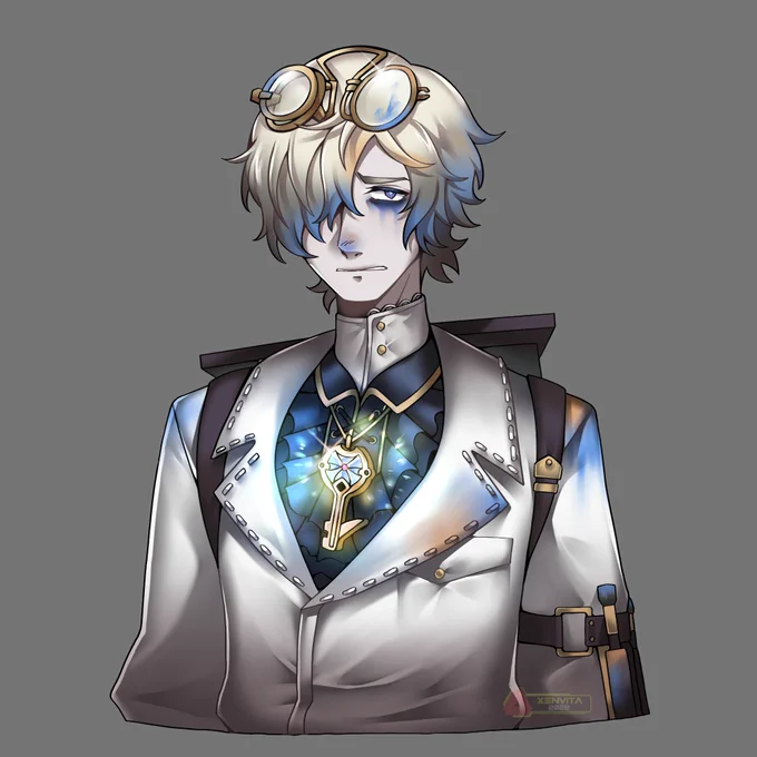 Art trade with  ! Mural Conservator andrew~ #IDV #IdentityV #IdentityVfanart 