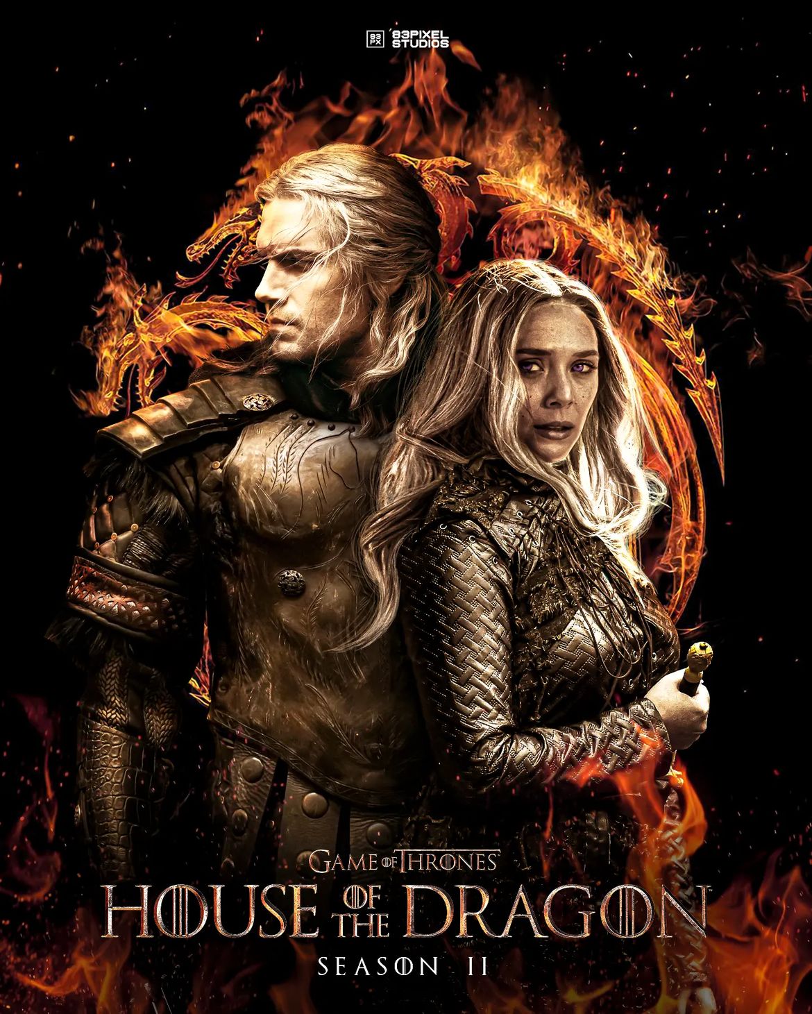 ArtStation - Elizabeth Olsen in house of the dragon season 2