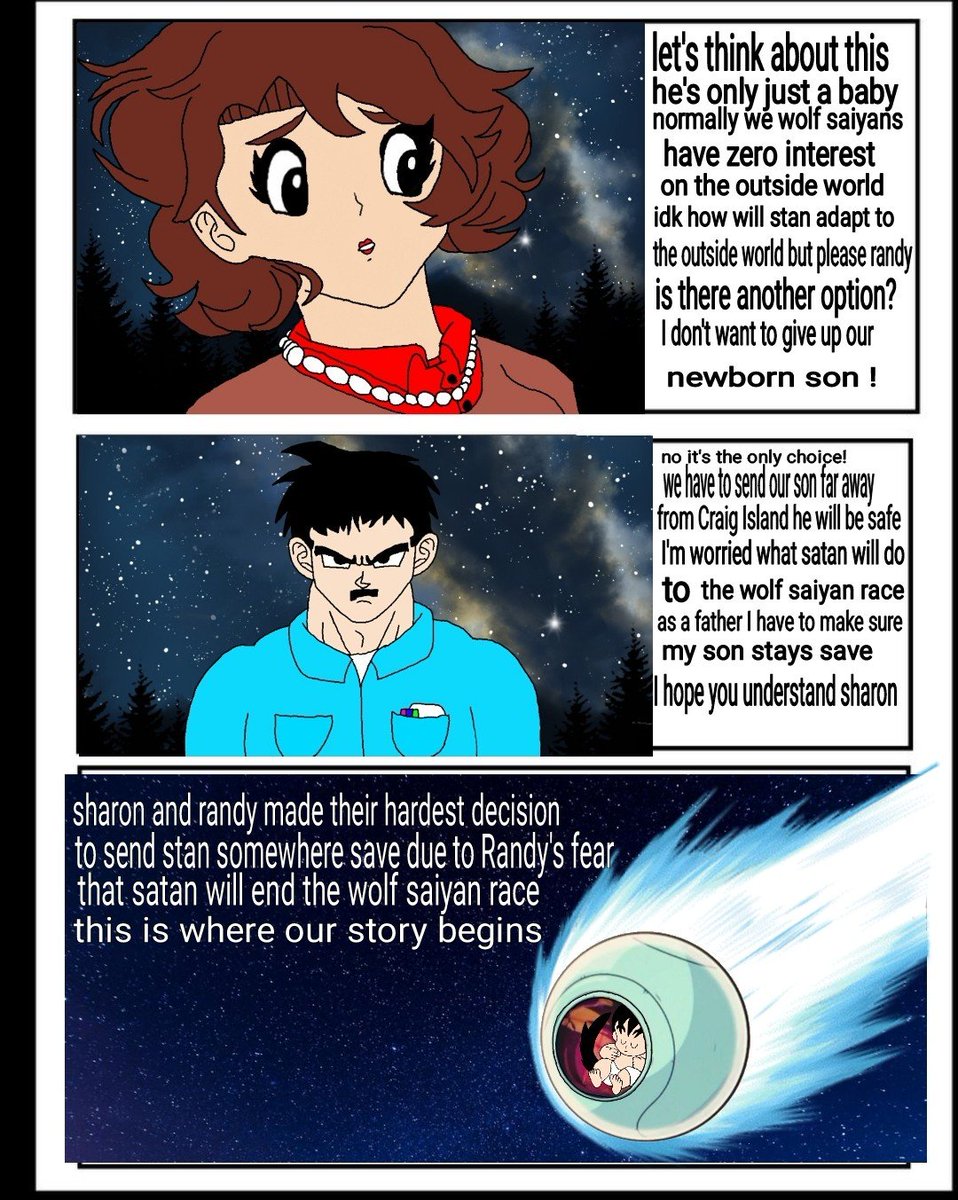 Wolf_saiyan_boy's tweet photo. Super Southpark chaos z universe manga cover artwork pages 1 2 and 3 season 1
#Southpark #southparkfanart #randymarsh #sharonmarsh #stanmarsh #alphaandomegamovie #animemanga #chaosemeralds #solemeralds #shikonjewel #silvercrystal #dragonballs #tailedbeastsjinchuriki #AnimeArt https://t.co/QCUFTmCC6P