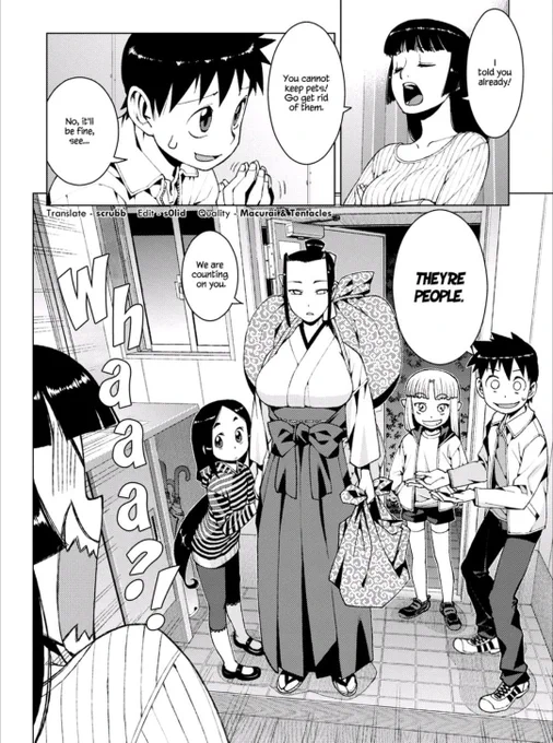 Started reading Tsugumomo yesterday after a loooong time keeping it on my plan to read since it's surprisingly ok season 1.

Very enjoyable thus far, can't wait for when it enters its "I can't believe it's not hentai" phase👌🏻 