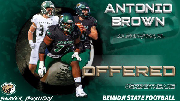 Antonio Brown (@_antoniobrown8) on Twitter photo After a exciting conversation with Coach Tuck, I am blessed to receive my first offer from Bemidji State!! <a href="/coach__tuck/">Coach Tucker</a> <a href="/BSUBeaversFB/">Bemidji State Football</a> <a href="/Wr86Zimm/">Coach Zim</a> After a exciting conversation with Coach Tuck, I am blessed to receive my first offer from Bemidji State!! <a href="/coach__tuck/">Coach Tucker</a> <a href="/BSUBeaversFB/">Bemidji State Football</a> <a href="/Wr86Zimm/">Coach Zim</a>
