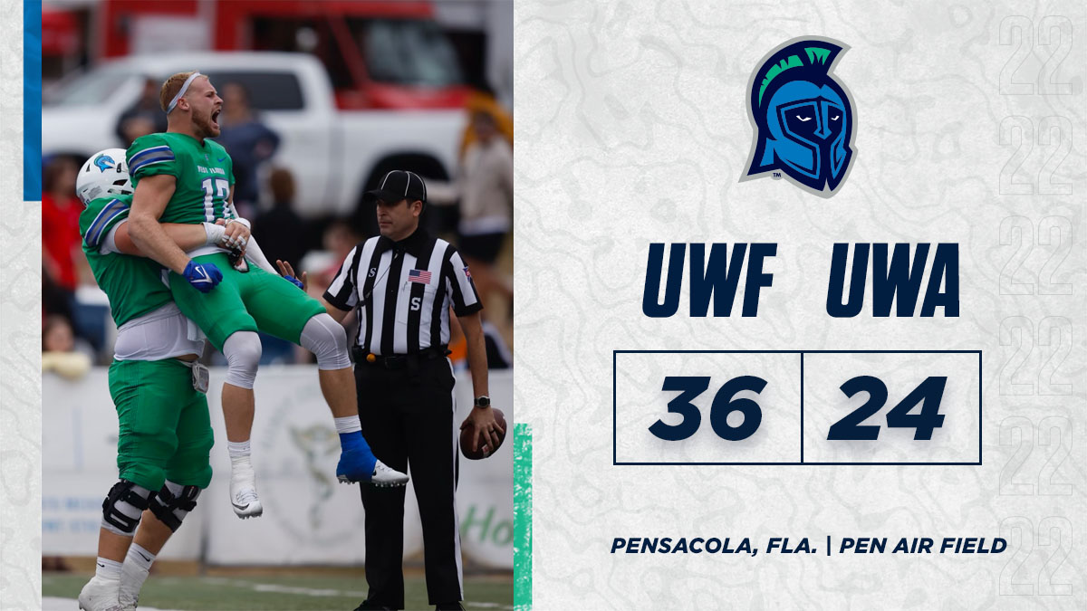 Jacob_Rabun's tweet photo. Great time visiting the University of West Florida to watch the Argos WIN over West Alabama
@The__Hunt @CoachBMyers @CoachMaloneFB @UWFFootball https://t.co/32qDd4zk0p