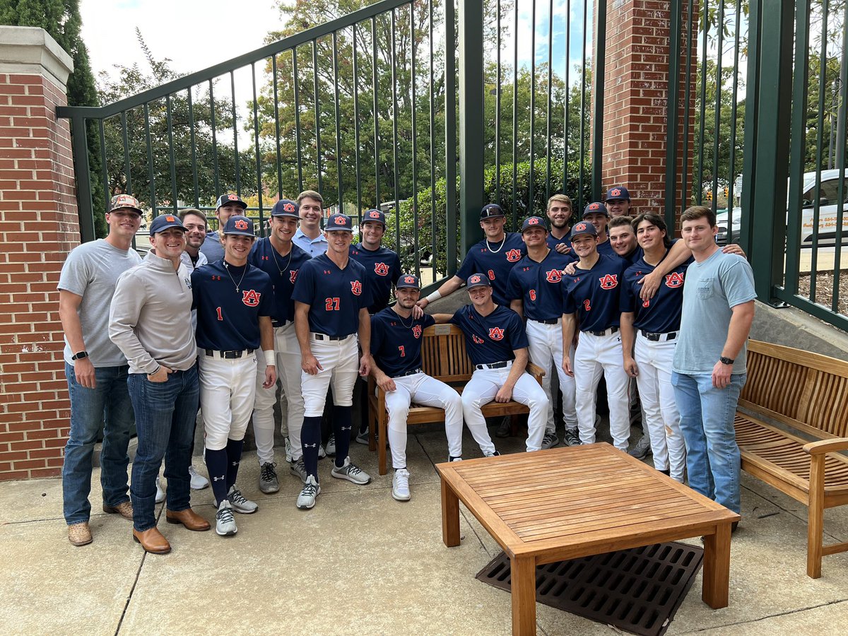 Words cannot express the love and gratitude we have for this Auburn Baseball Family. Thank you to all of the parents, players, coaches and staff that have honored our family with “Doug’s Bench” at Plainsman Park! We love being a part of this team! WAREAGLE!! 🦅⚾️