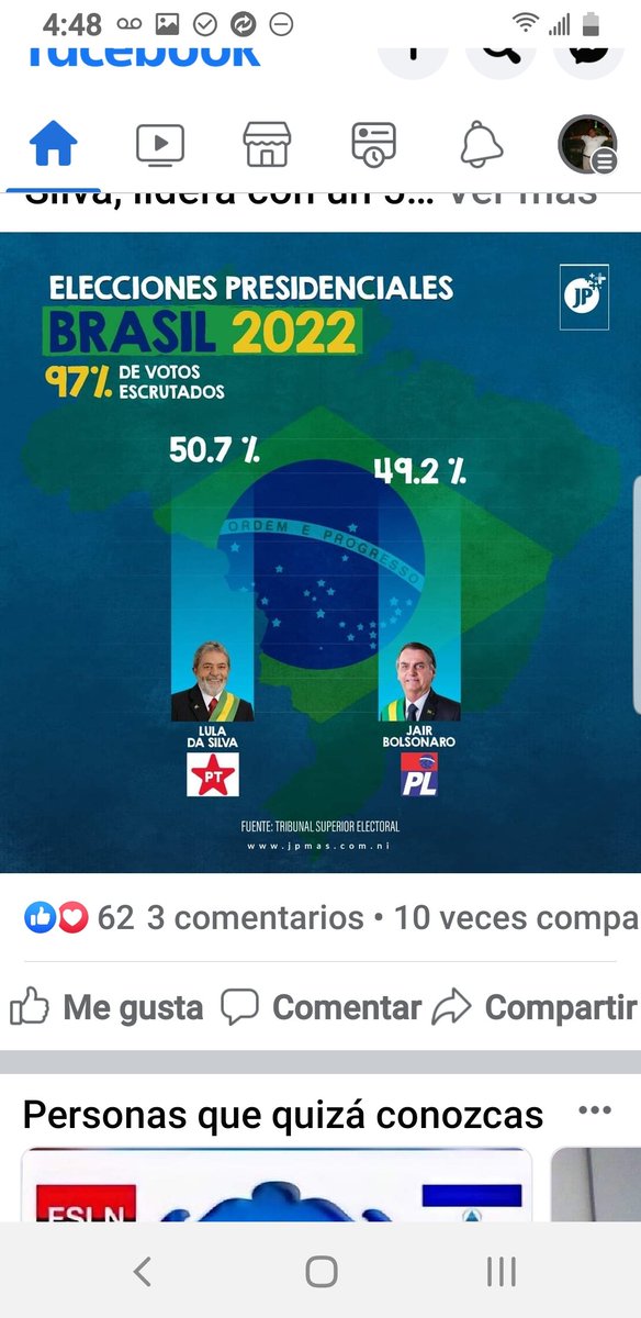 TemasyDebates1's tweet photo. Se Consolida La Izquierda En LatinoAmerica... Gano Luis Ignacio con más de 58millones de Votos en Brasil https://t.co/p2HmZUucDS