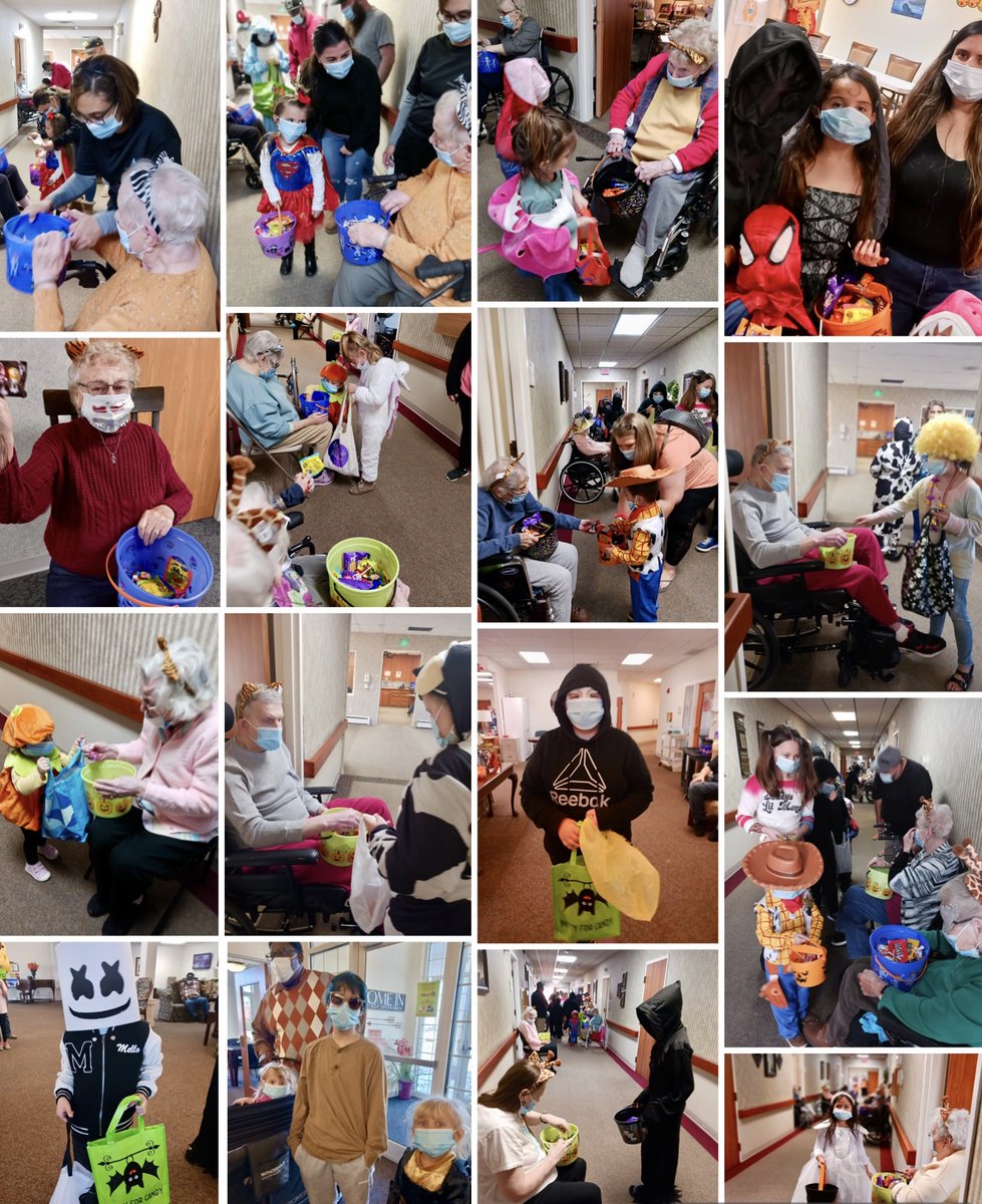 AzriaHealth's tweet photo. At #AzriaHealthRegencySquare, we had so much fun #dressingup and seeing the children dressed up as well, trick or treating from door to door! 🍬We gave away three prize drawings, and we all had such a great time! #HappyHalloween! 💀
#AzriaHealth #TrickOrTreat #DoorToDoor #Candy https://t.co/3x5XQ2mhMe