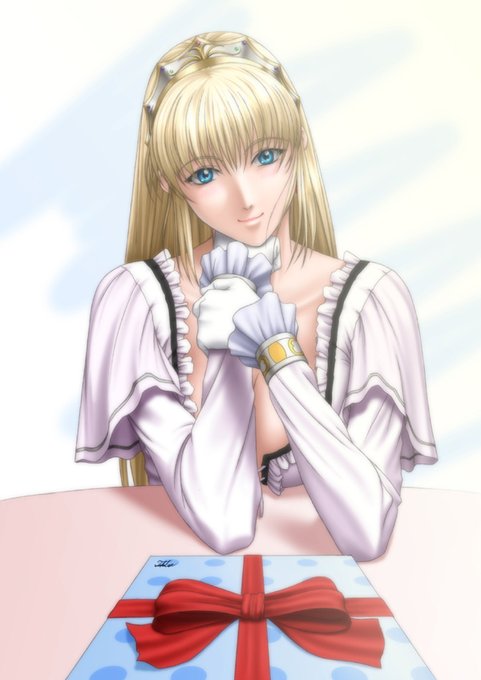 かなり大昔から描いてるオリジナルキャラのフェリシアちゃん。😉
さらさらの前髪と親と同じく延ばしたもみ上げとロングヘアーとティアラと赤いイヤリングが特徴。
容姿が似ているので良く描いてるワーズワースのシャロンと間違われる…😓

#うちの子 