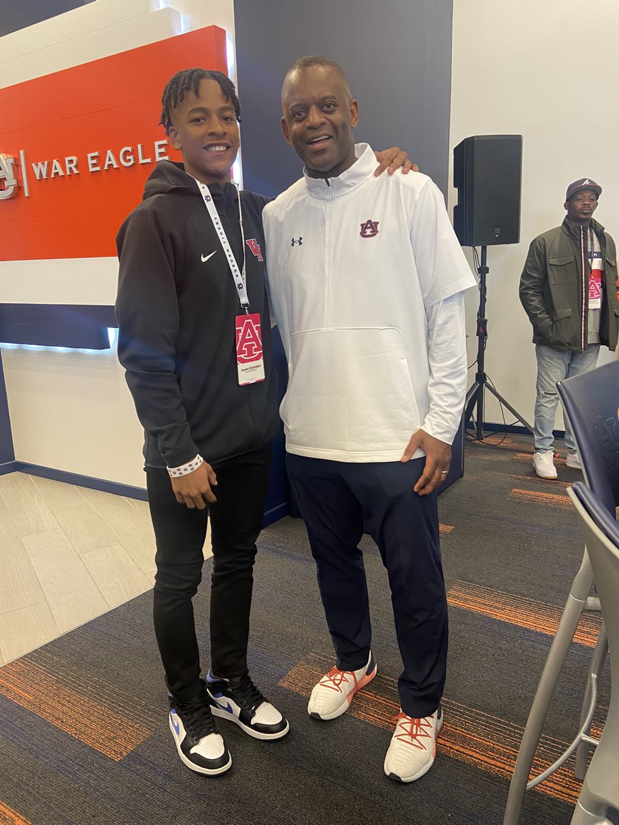 KeownRichardson's tweet photo. Had a great time at Auburn! @AuburnFootball @AuburnMade @Coach_Ike19 @LoganM_AU @ALLGASTRNG @RecruitTheHills https://t.co/QIzxR18Z88