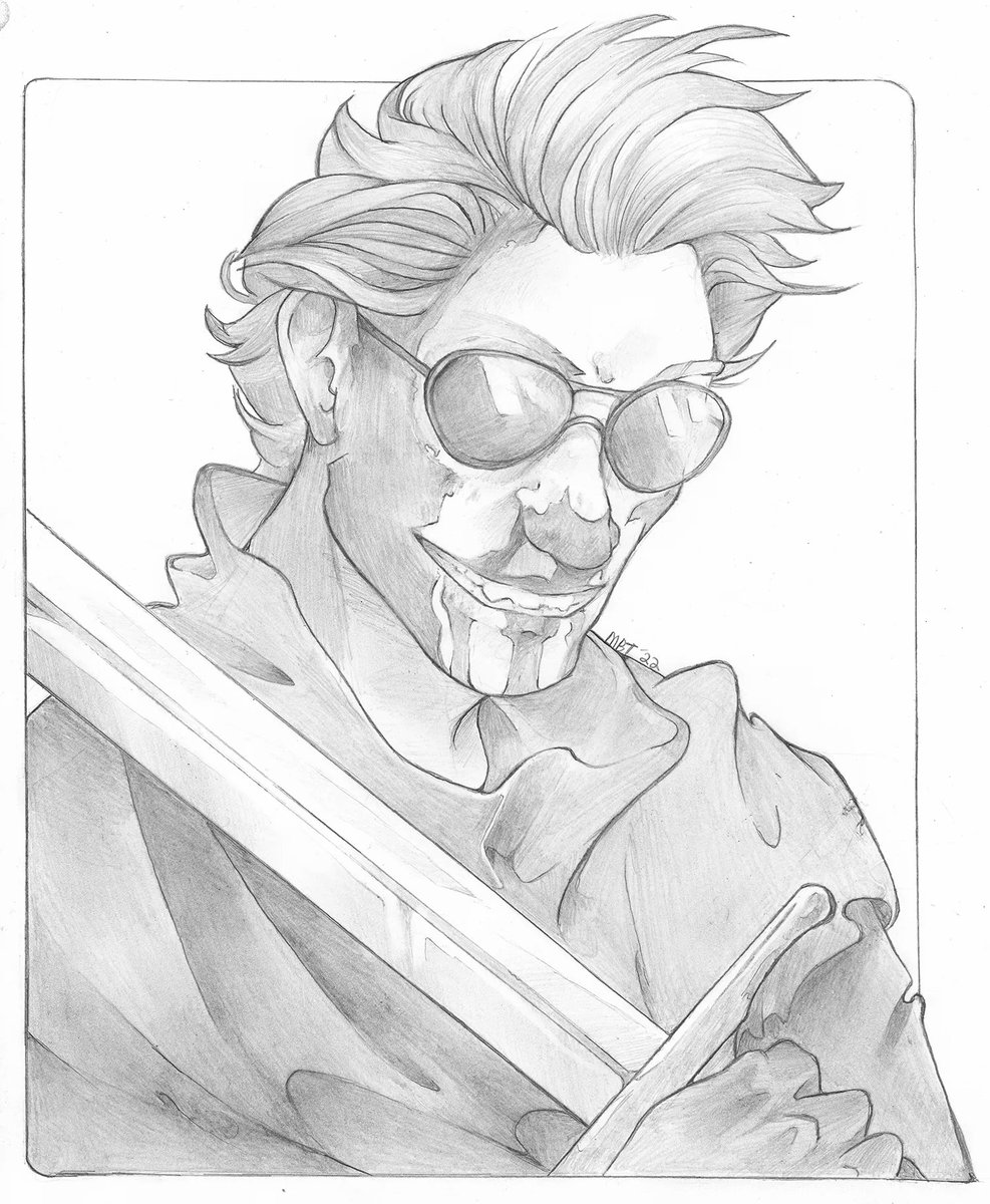 The Locked Tomb - Gideon Nav 

Tim and I had a back and forth about which weapon she should be handling, but on my first try at Gideon herself it had to be her two-hander.