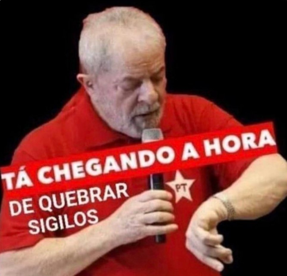 Só quero ver quando quebrar os sigilos ...aí verdade vira a tona "O CHORO É LIVRE"