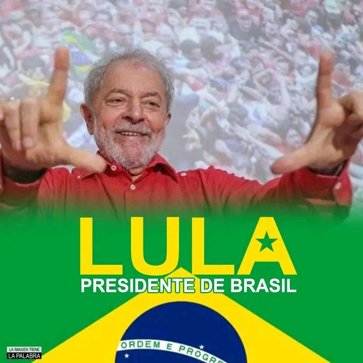 Lula sigue arriba, arriba. Triunfo de la izquierda, de la democracia, de la verdad, de la esperanza.