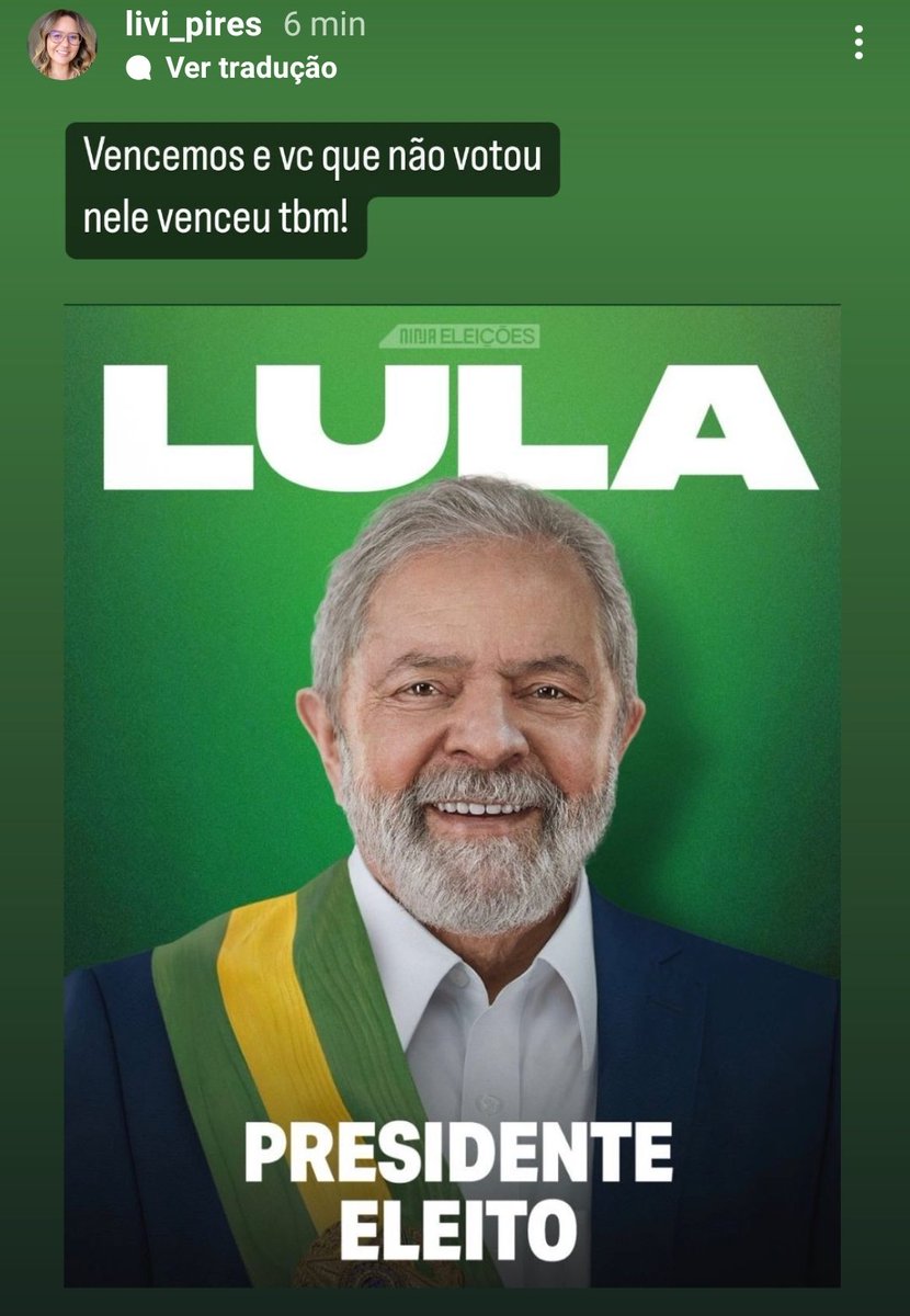THappatsch's tweet photo. Lulaaaaaaa Presidente do Brasil da Esperança 👏🏾👏🏾👏🏾👏🏾👏🏾 https://t.co/9HIFCPYCbp